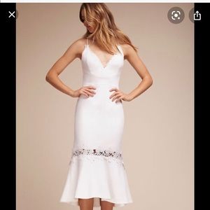 Nicholas white midi dress